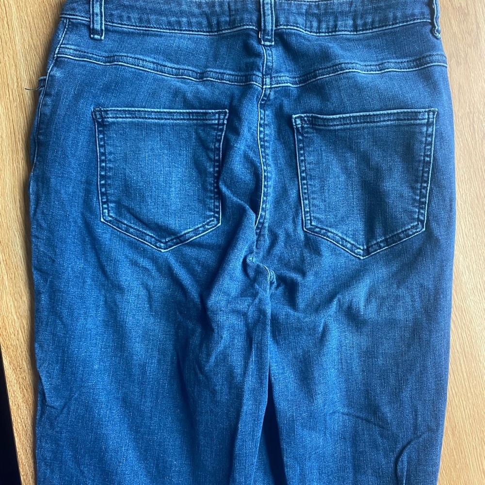 Like New Long Tall Sally Jeans Skinny High Rise Womens Size 12 and 36 inseam
